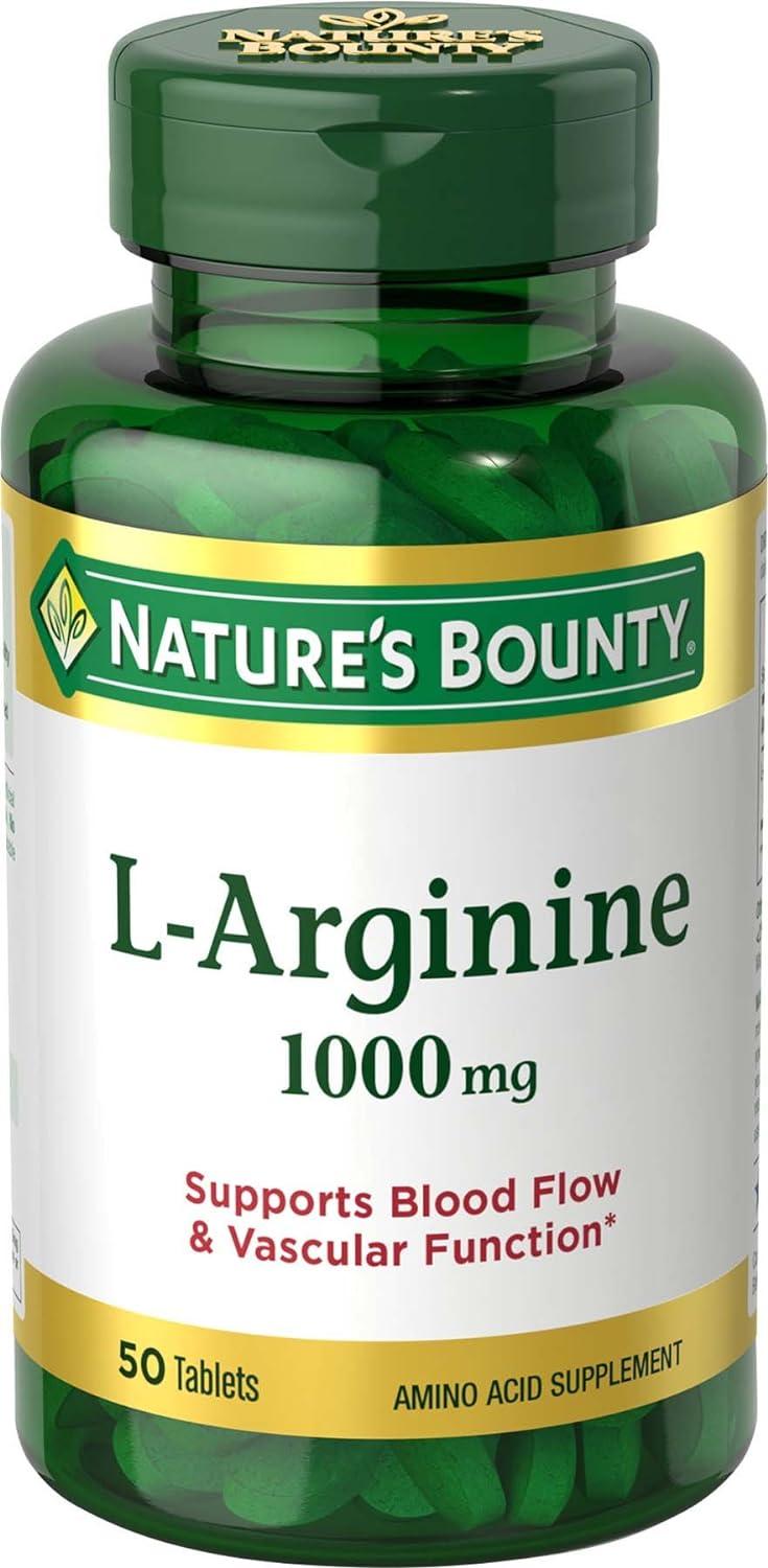 Amazon.com: Nature's Bounty L-Arginine, Supports Blood Flow and ...