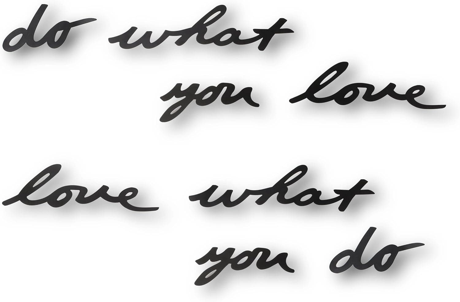 Amazon.com: Umbra Mantra Wall Décor Phrase – Do What You Love – Set of ...