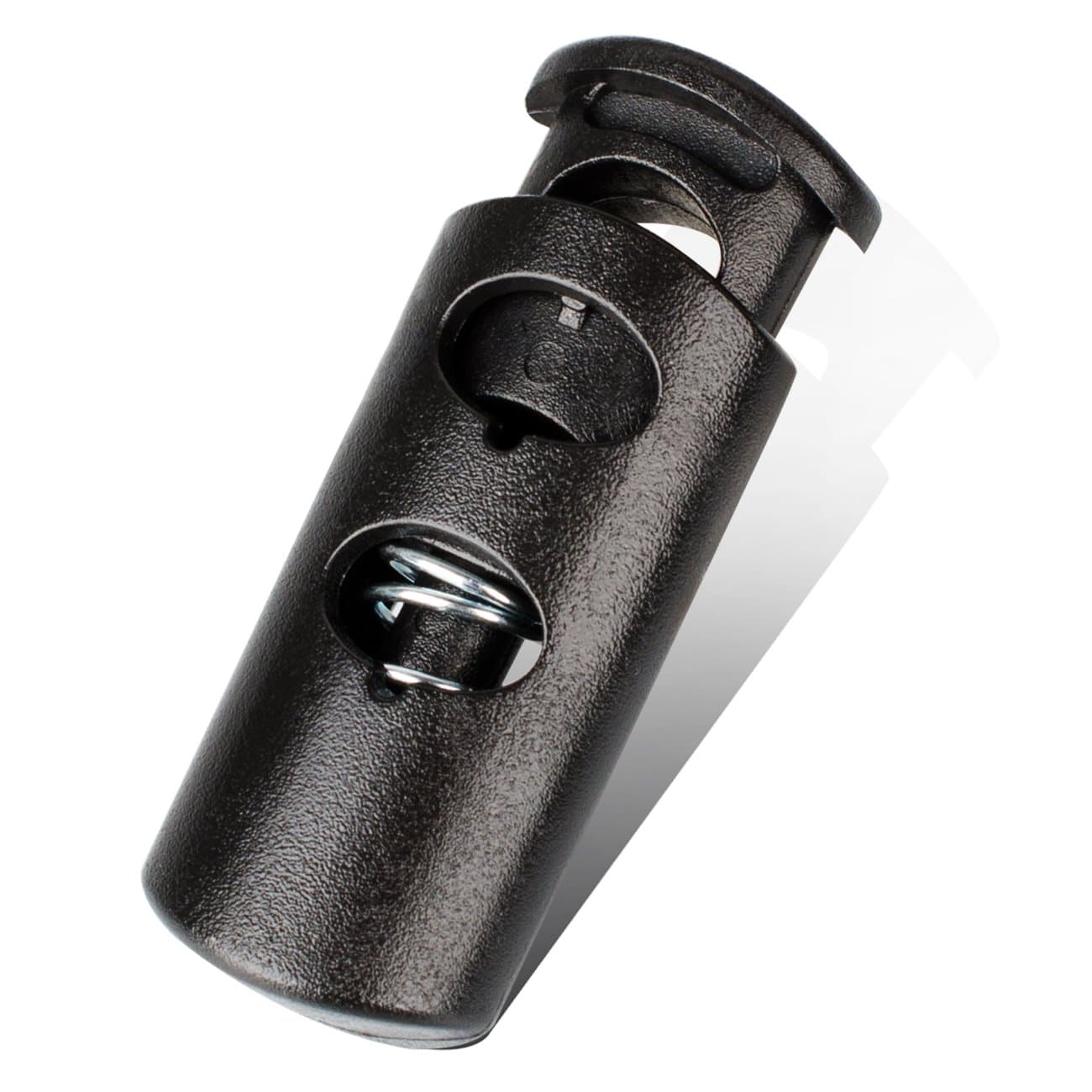 Snapklik.com : DYZD Double Hole Cord Locks End Plastic Spring Stop ...