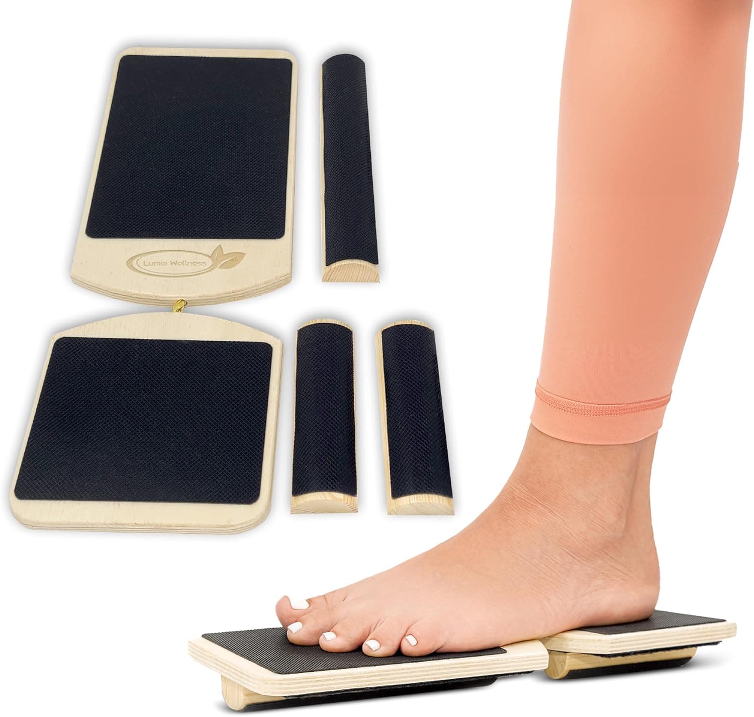 Single Leg Balance Board - Ankle & Foot Exerciser Strengthener ...