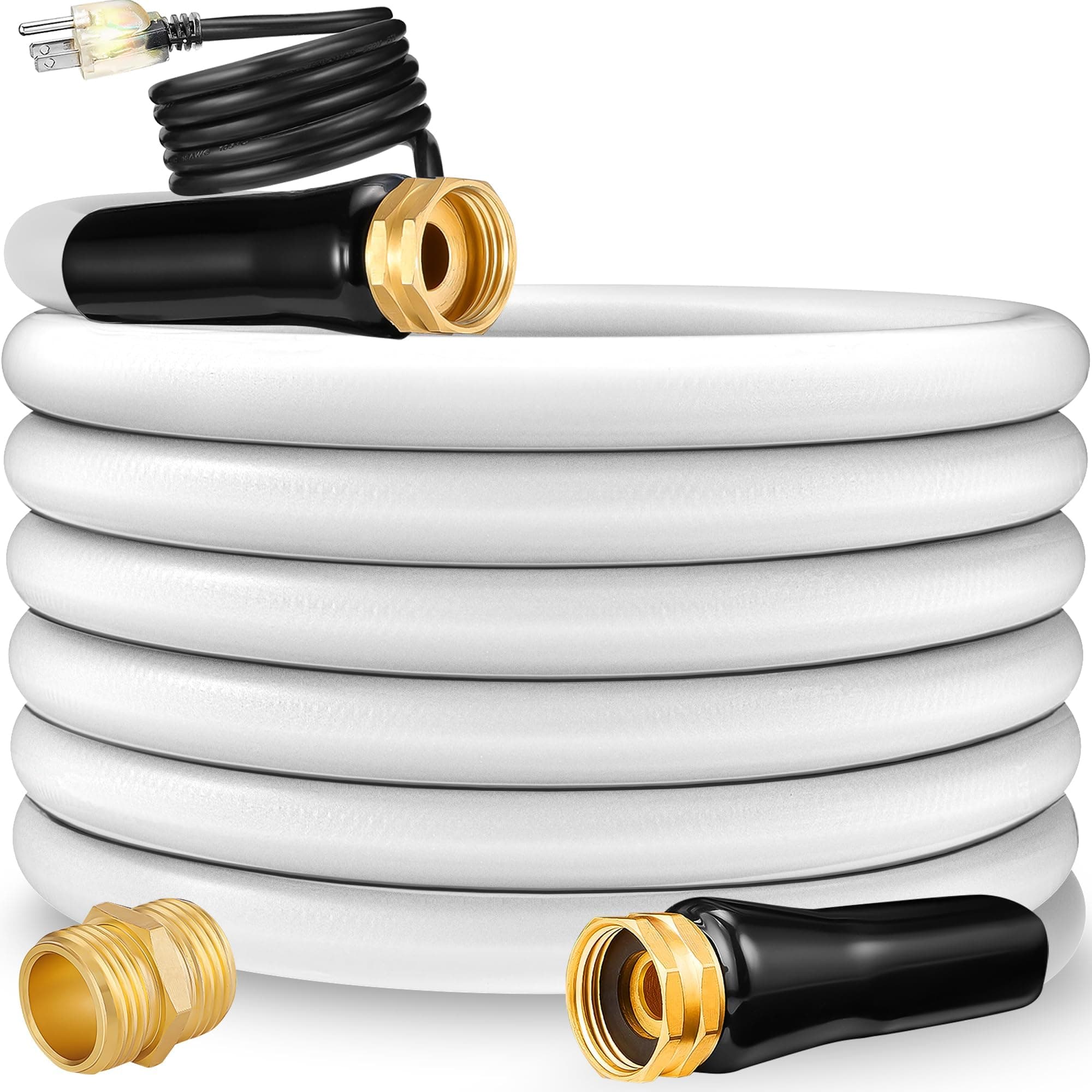 Amazon.com : 75 Ft Heated Drinking Fresh Water Hose for rv – Features ...