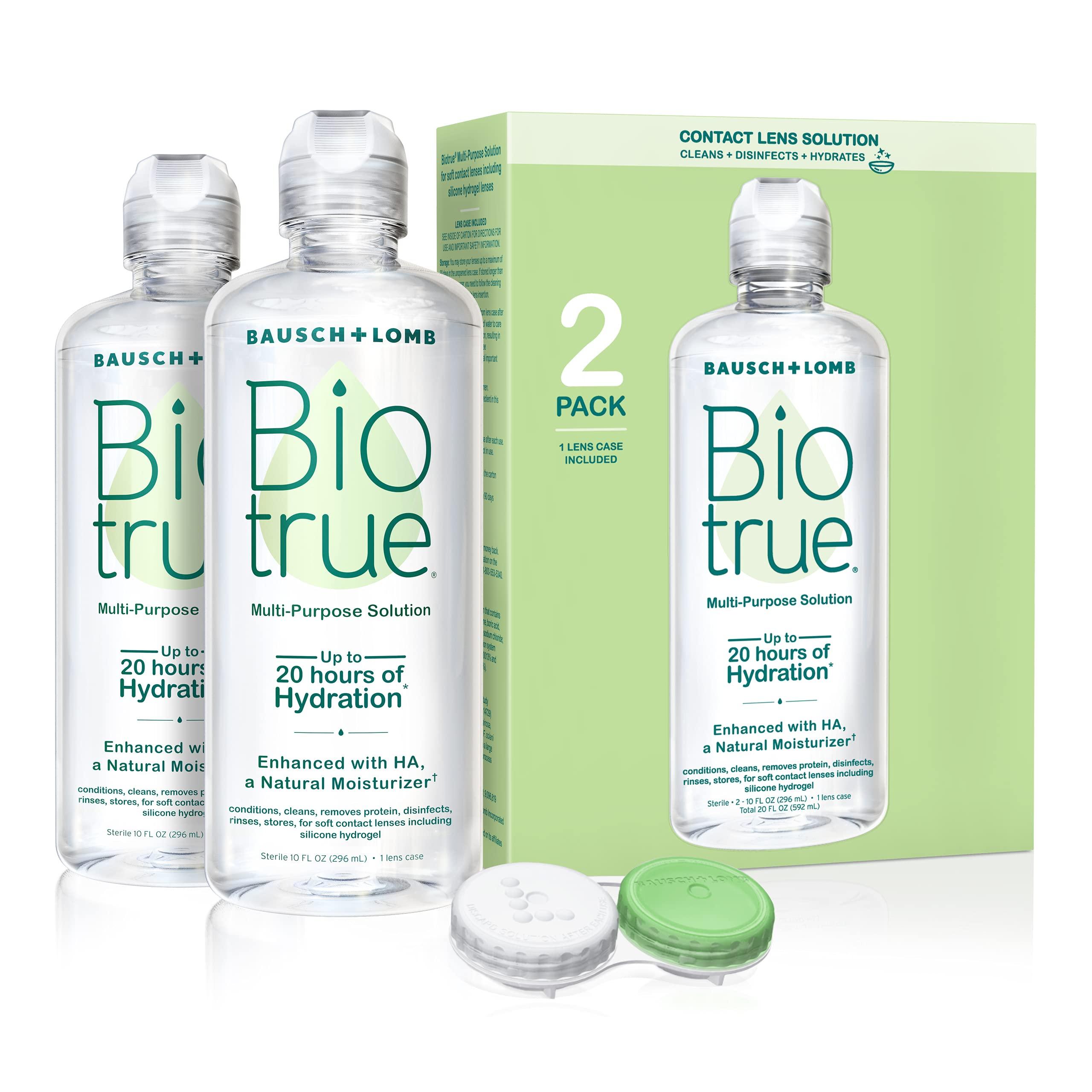 Contact Lens Solution by Biotrue, Multi-Purpose Solution for Soft ...