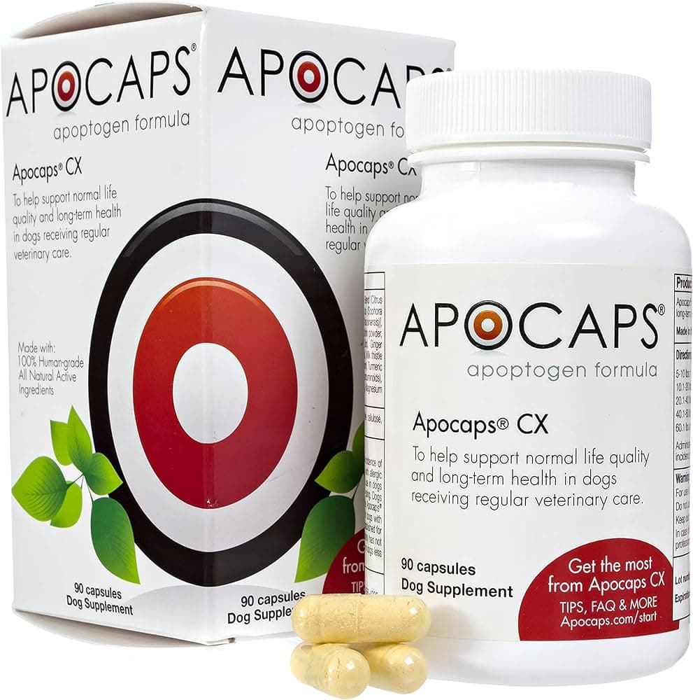 Amazon.com : Apocaps CX Apoptogen Formula for Dogs (90 Capsules ...