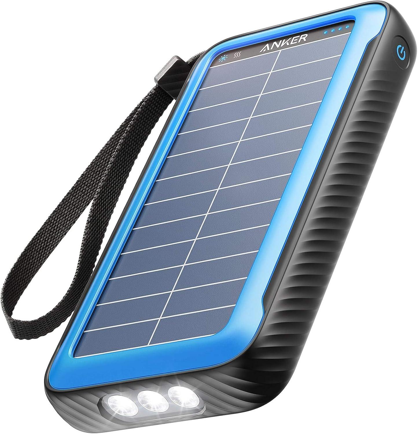 Anker PowerCore Solar 20000 (ソーラーモバイルバッテリー 20000mAh 大容量)【ソーラーチャージャー ...