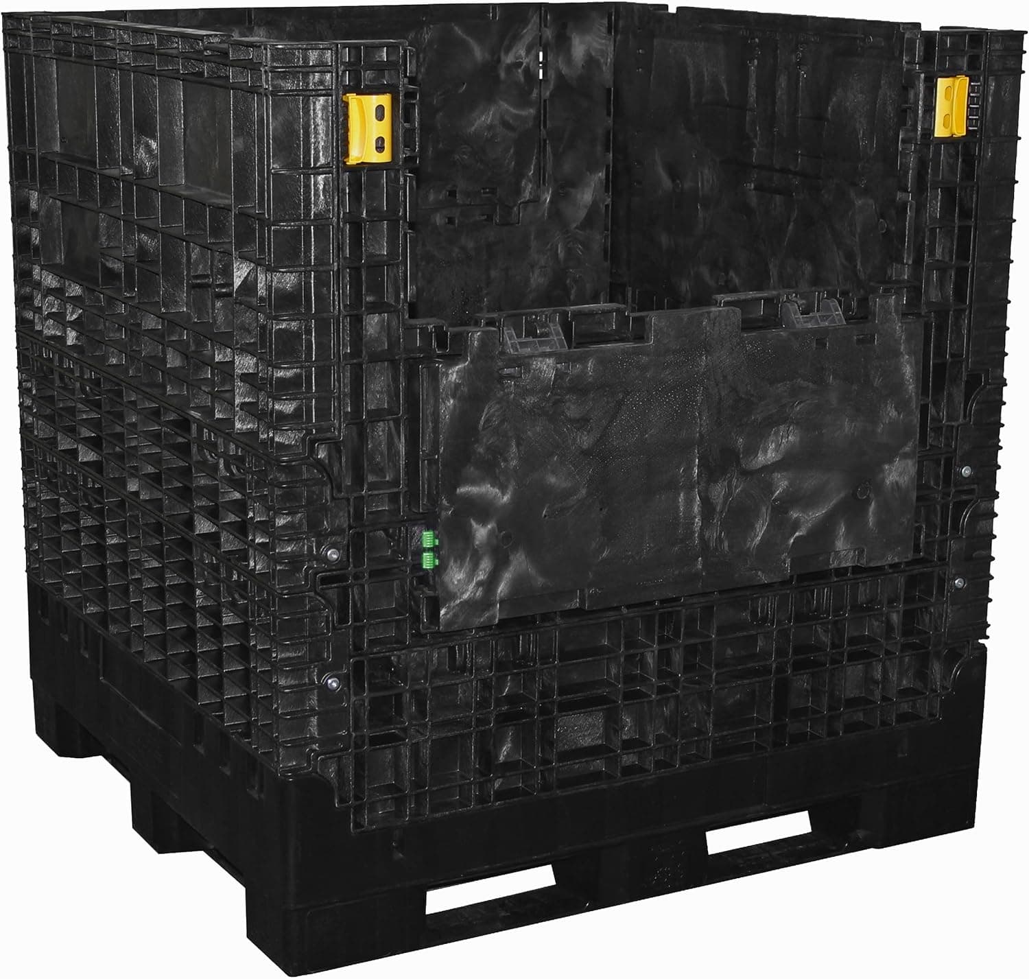 Buckhorn Collapsible Bulk Box Container, Extra-Duty Plastic Stacking ...