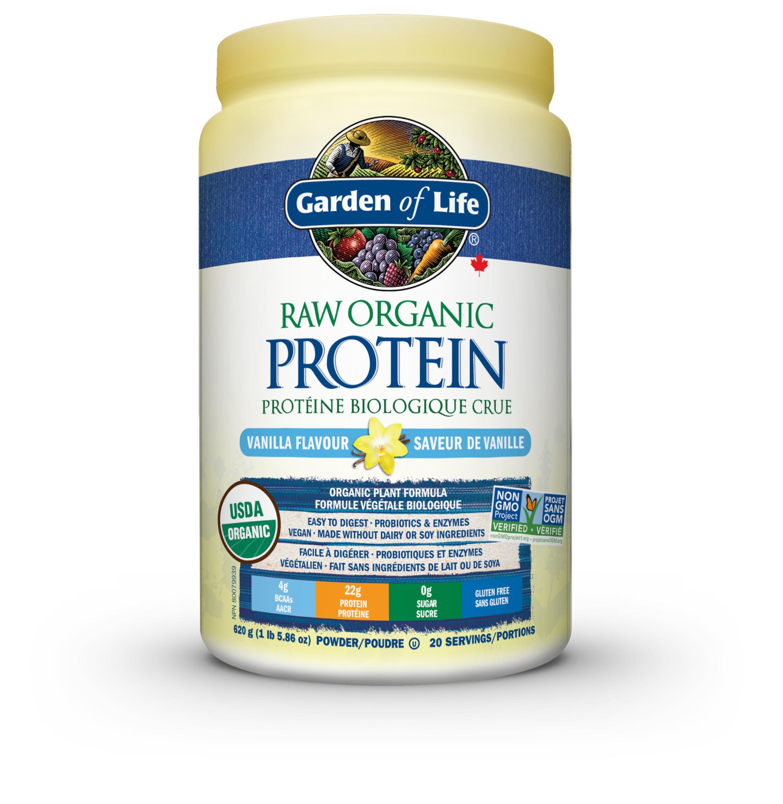 Garden of Life Organic Plant Protein Powder Supplement