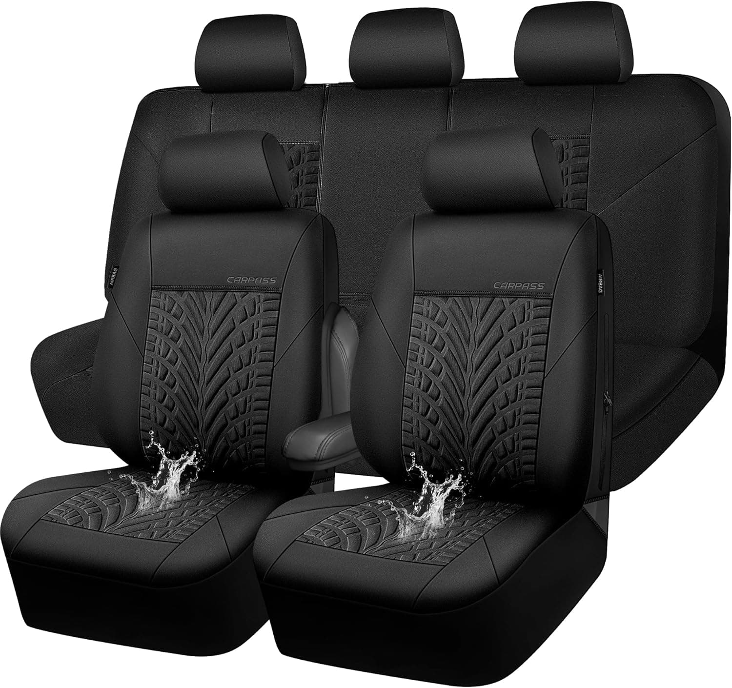 Amazon.com: CAR PASS Neoprene Waterproof Seat Covers Full Sets, Wetsuit ...