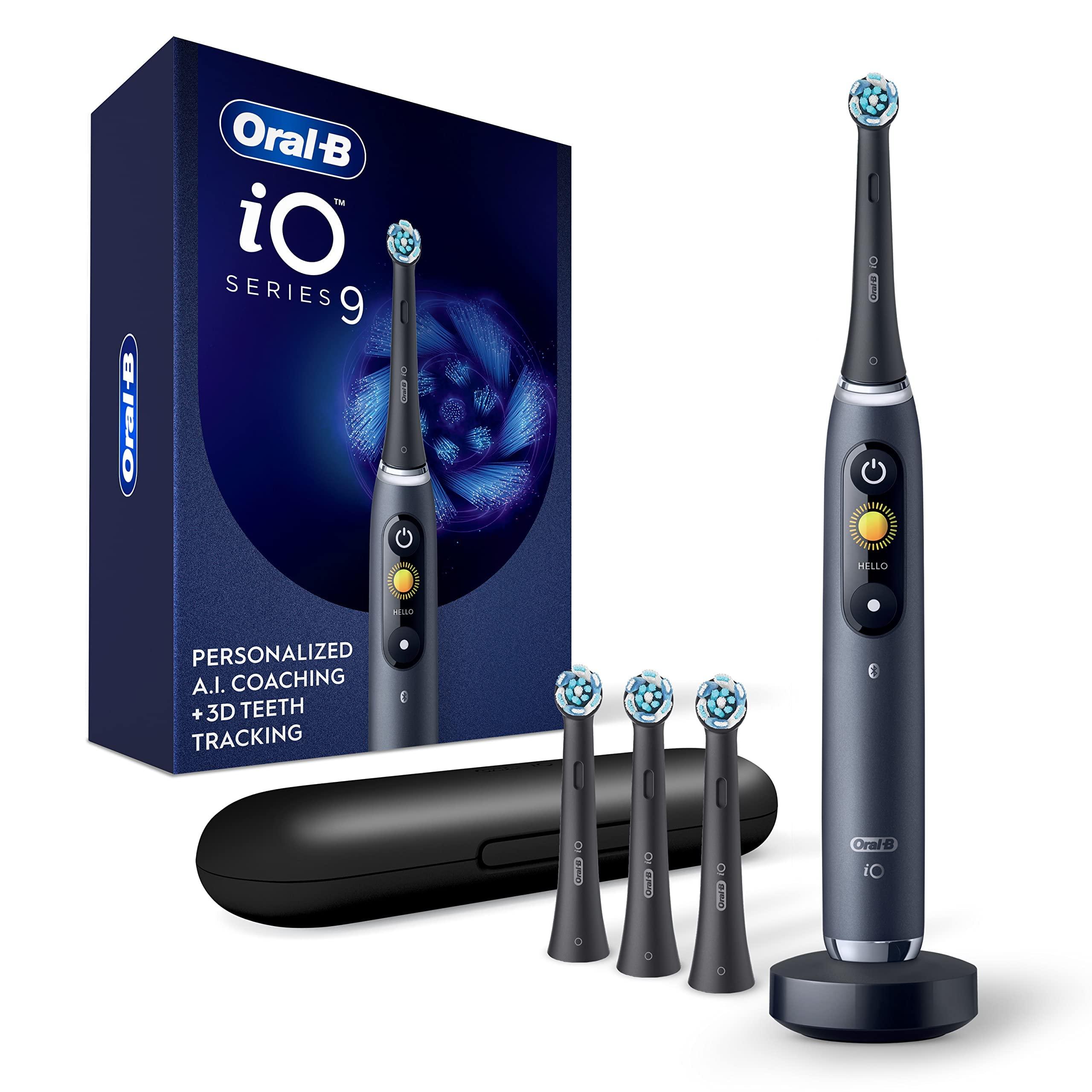 Buy Oral-B iO Series 9 Electric Toothbrush with 3 Replacement Brush ...