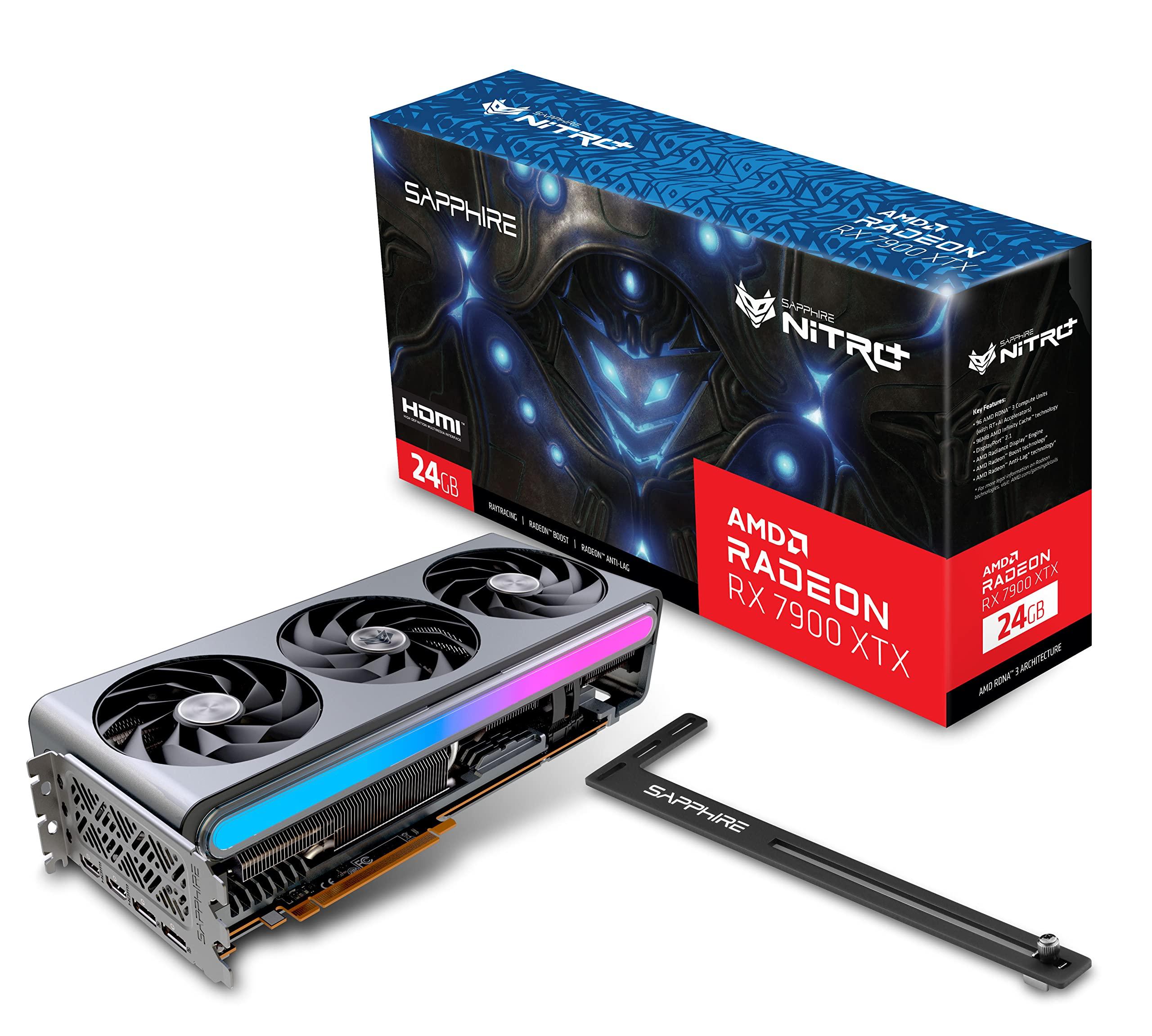 Sapphire 11322-01-40G Nitro+ AMD Radeon RX 7900 XTX Vapor-X Gaming Graphics Card with 24GB GDDR6 ...