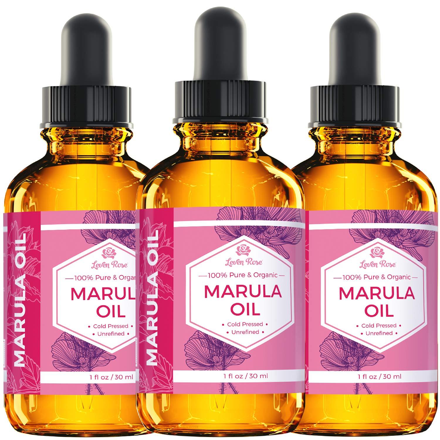 Buy Leven Rose Marula Oil Pure Organic, Extra Virgin, Cold Pressed, All ...