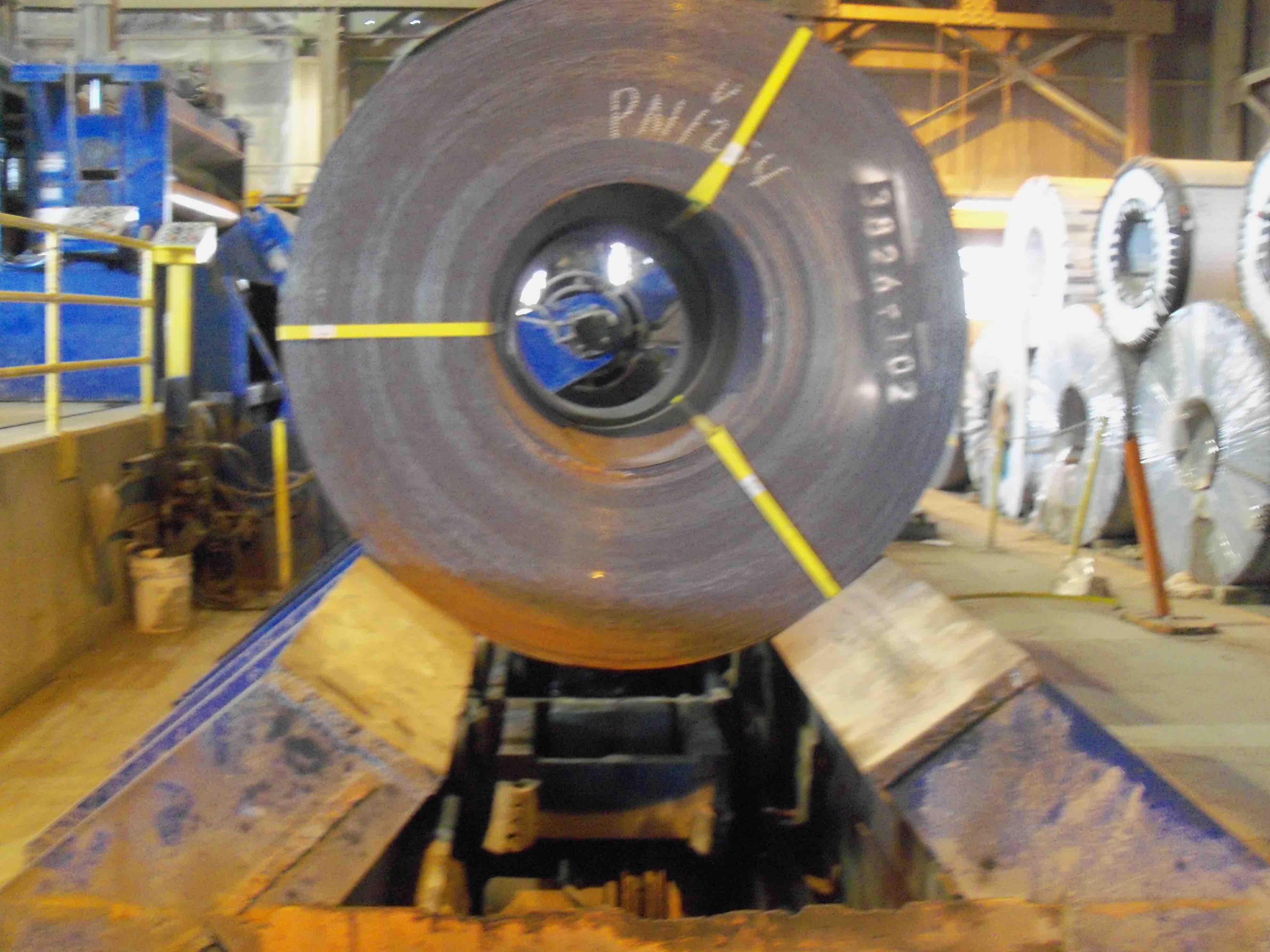 72''x 0.5'' x 60,000Lb Braner Turret Type Loop Slitting Line (A3784 ...
