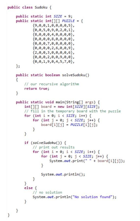 Solved Programming Assignment 4 - Sudoku Solver Sudoku is a | Chegg.com