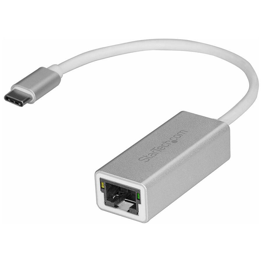 StarTech.com Adaptateur Gigabit Ethernet USB-C - Argent - Câble USB ...