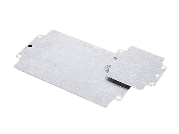 9112700 | Rittal Sheet Steel Mounting Plate, 142mm H, 144mm W for Use ...