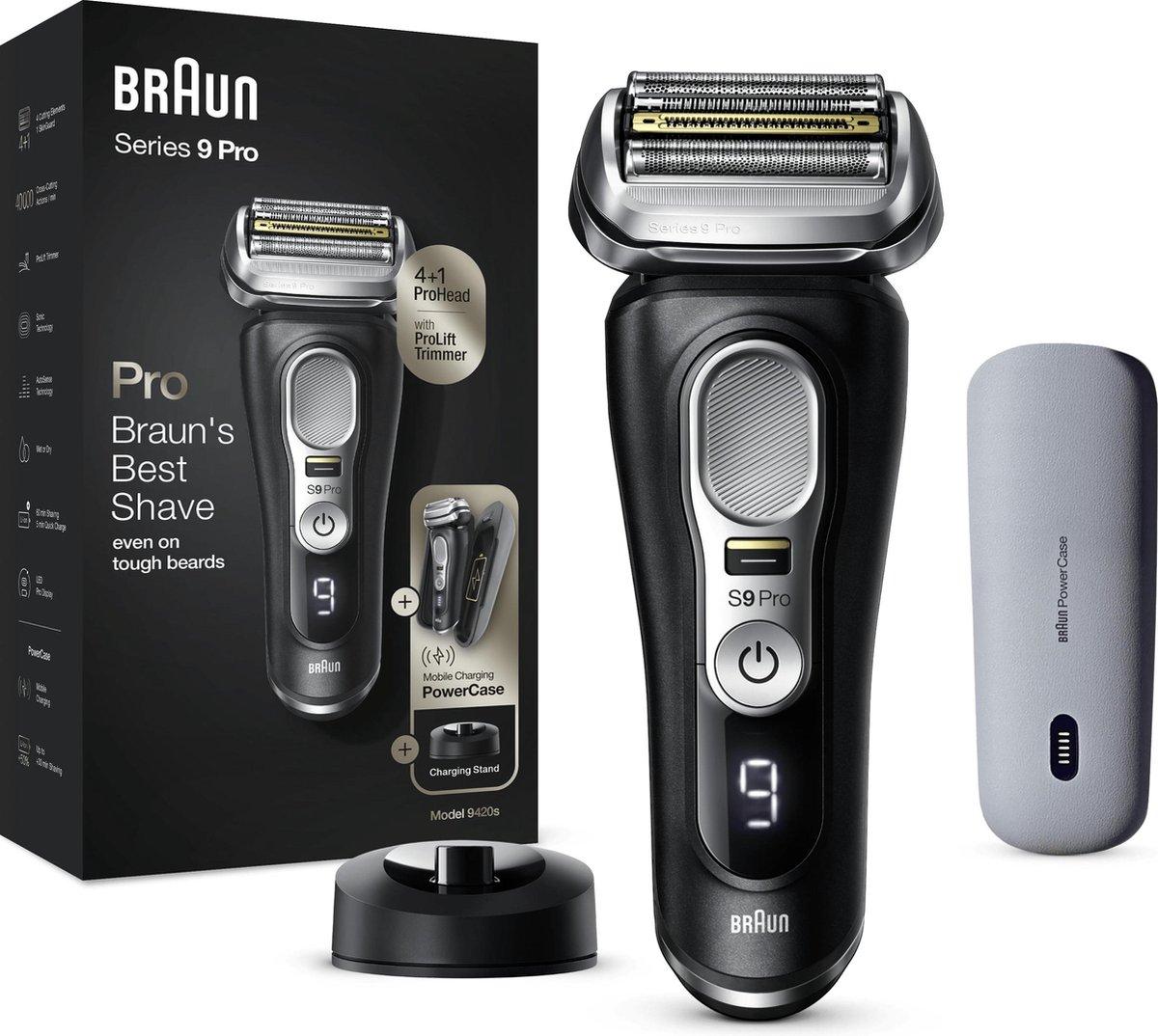 Braun Series 9 Pro 9420s - Elektrisch Scheerapparaat Mannen - Wet & Dry ...