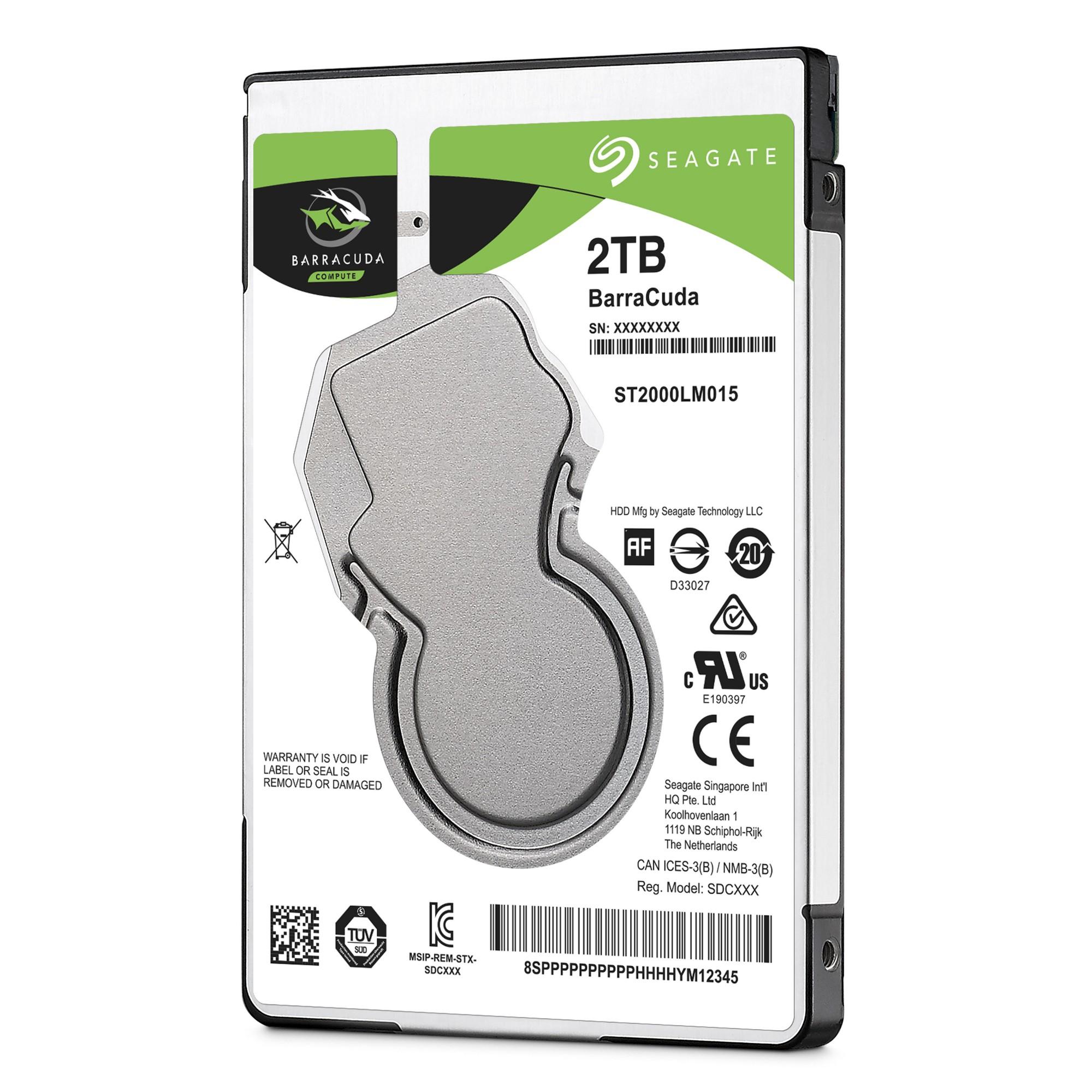 Seagate Barracuda 2.5" internal hard drive 2 TB 5400 RPM 128 MB 2.5 ...