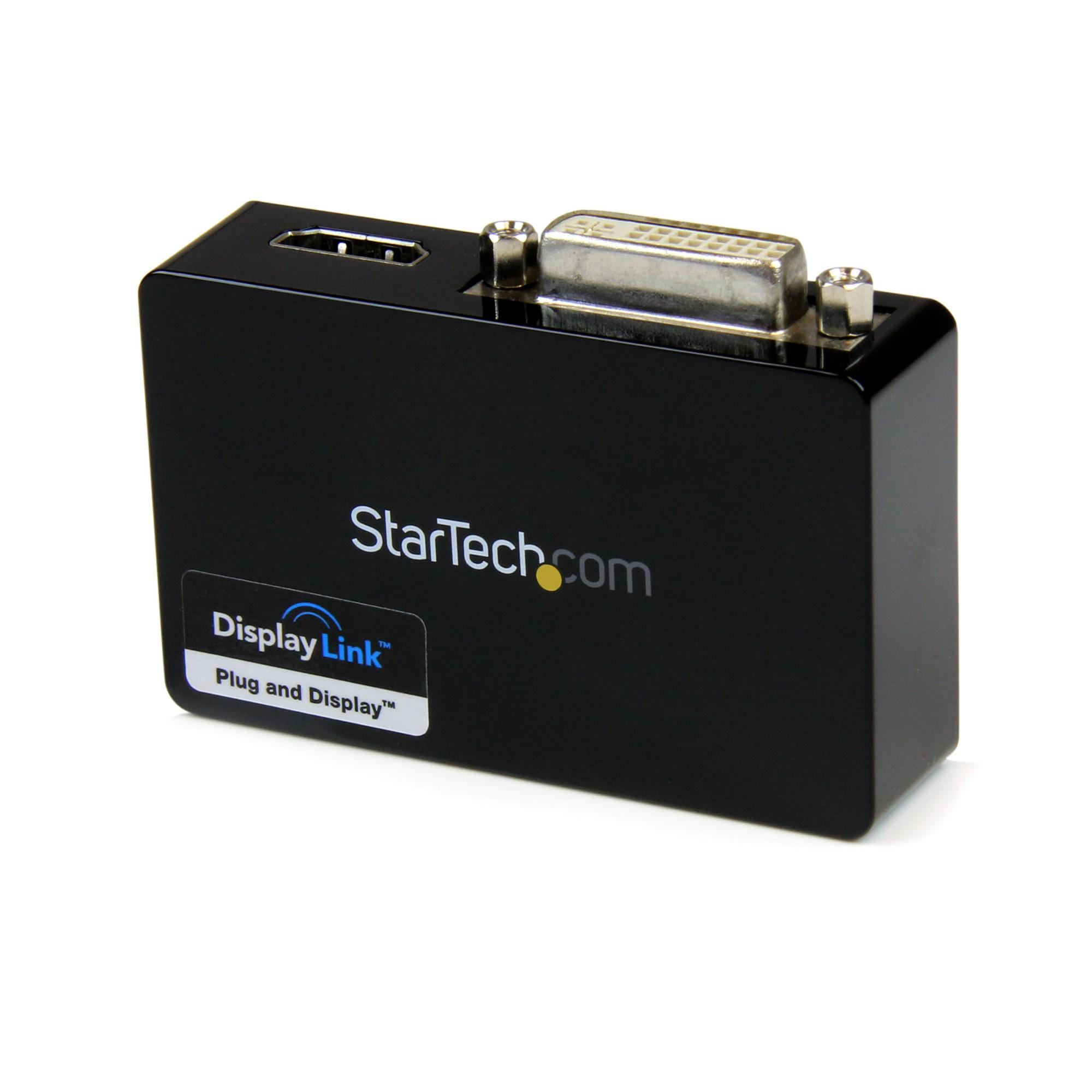 StarTech.com USB 3.0 to HDMI / DVI Adapter - 2048x1152, 12 in ...