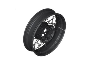BMW Black Rear Spoked Wheel 4.00x17" - R12 G/S