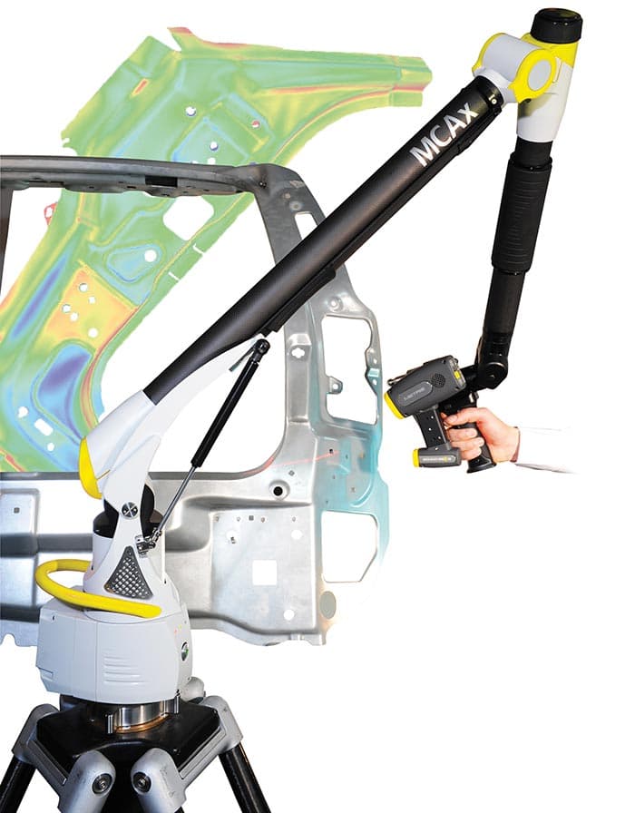 Portable arm-based CMM scanning solution with MCAx articulated arm and ...