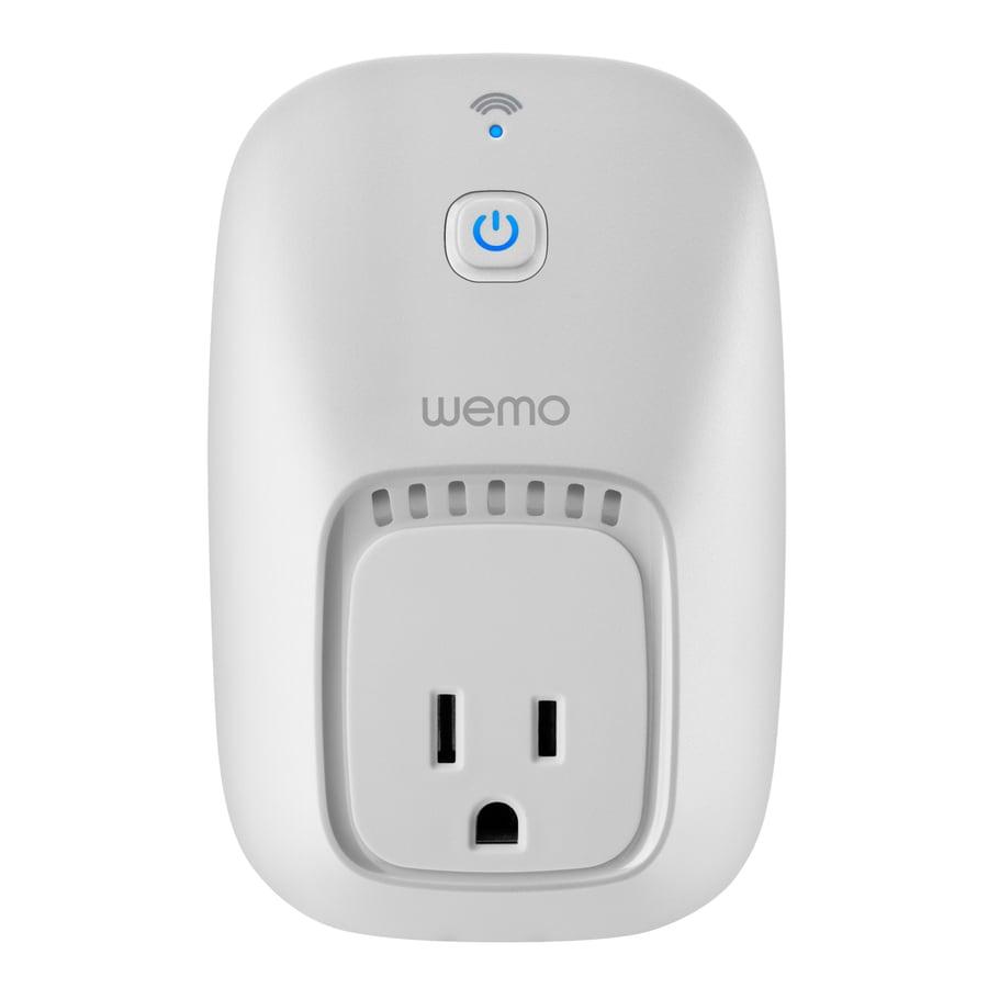 WeMo Wifi 120-Volt Indoor White Wi-Fi Smart Plug at Lowes.com