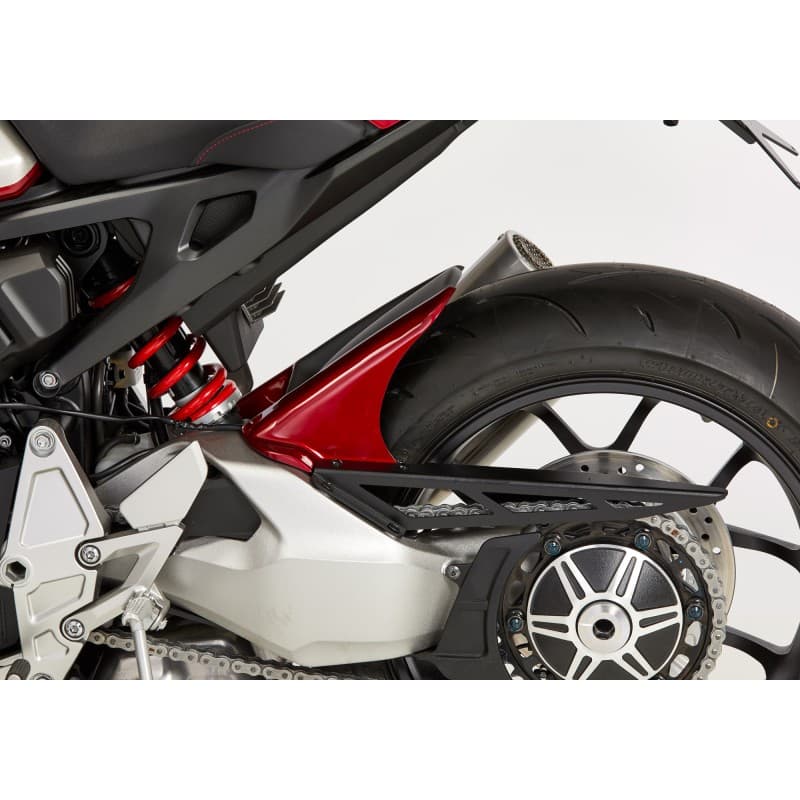 Bodystyle Hugger rear wheel + alu chain guard | Honda CB1000R | silver
