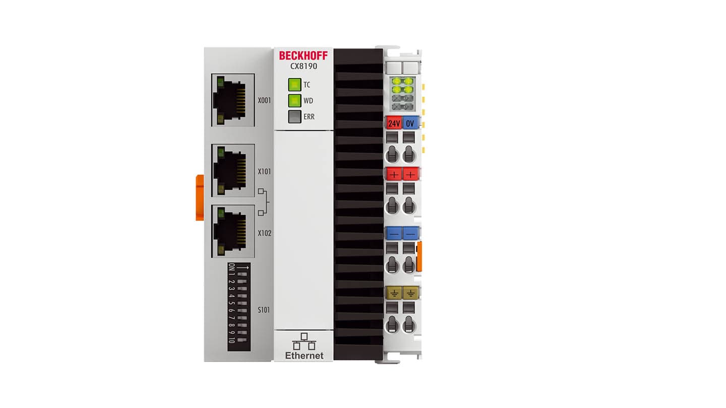 CX8190 | Embedded PC with Arm® Cortex®-A9 and 2-port Ethernet switch ...