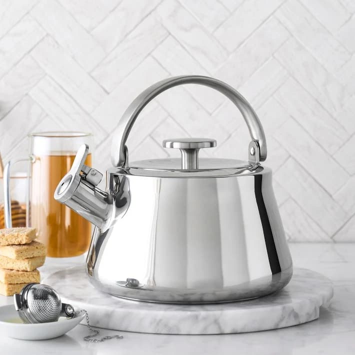 Whistling Stainless Steel Tea Kettle: Perfect Blend of Style - Home