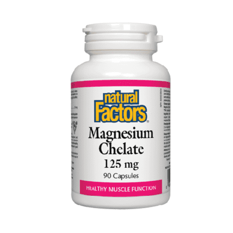 Magnesium Chelate 125mg - Natural Factors