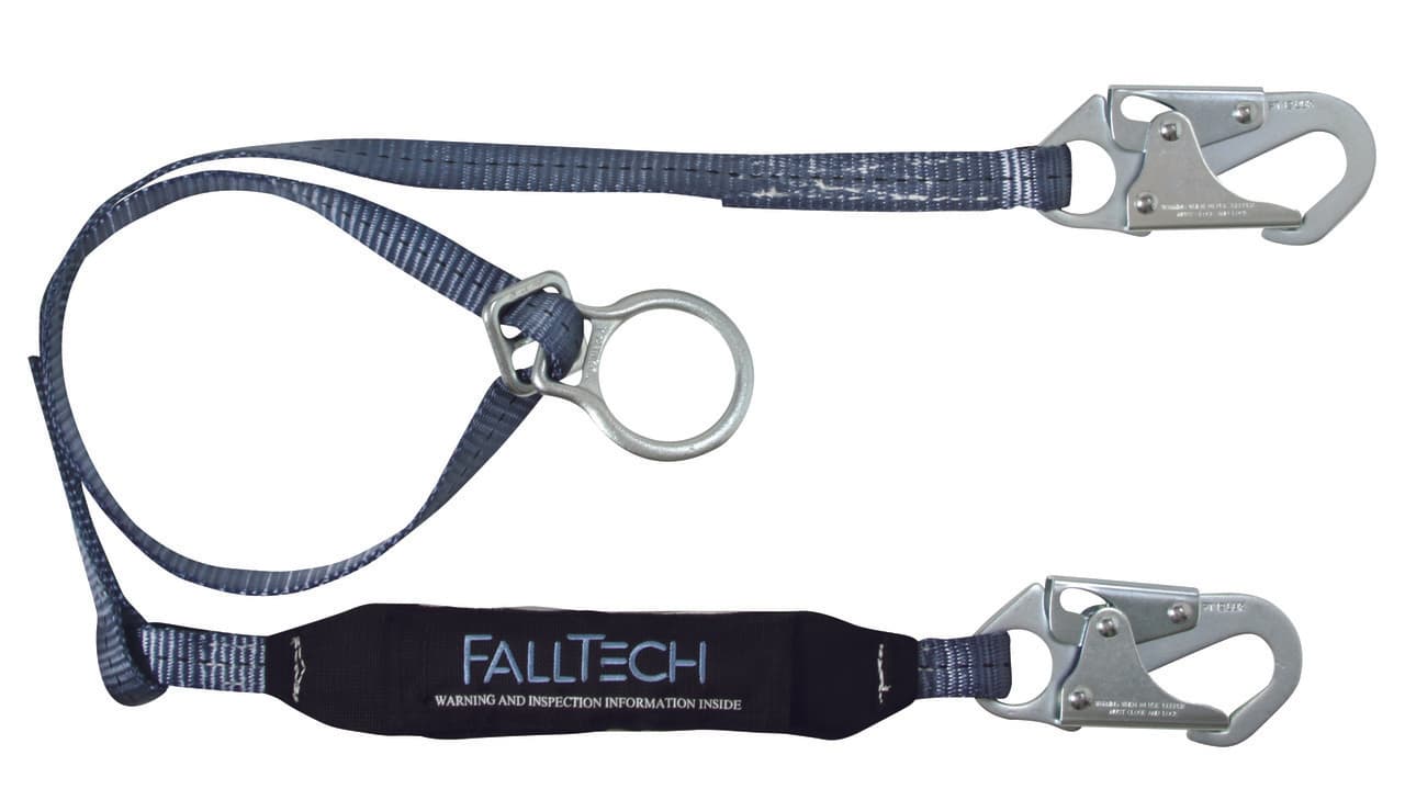 Falltech 82562 ViewPack 6' Shock Absorbing Lanyard with Snap Hook