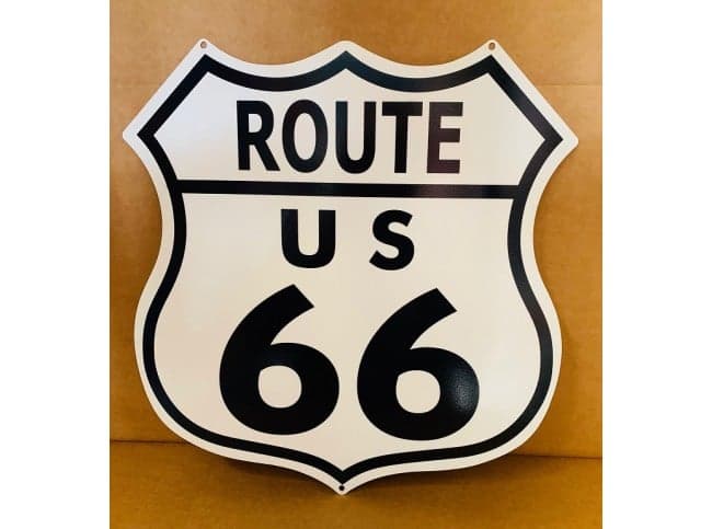 Route 66 Shield tin metal sign - Nostalgia Highway