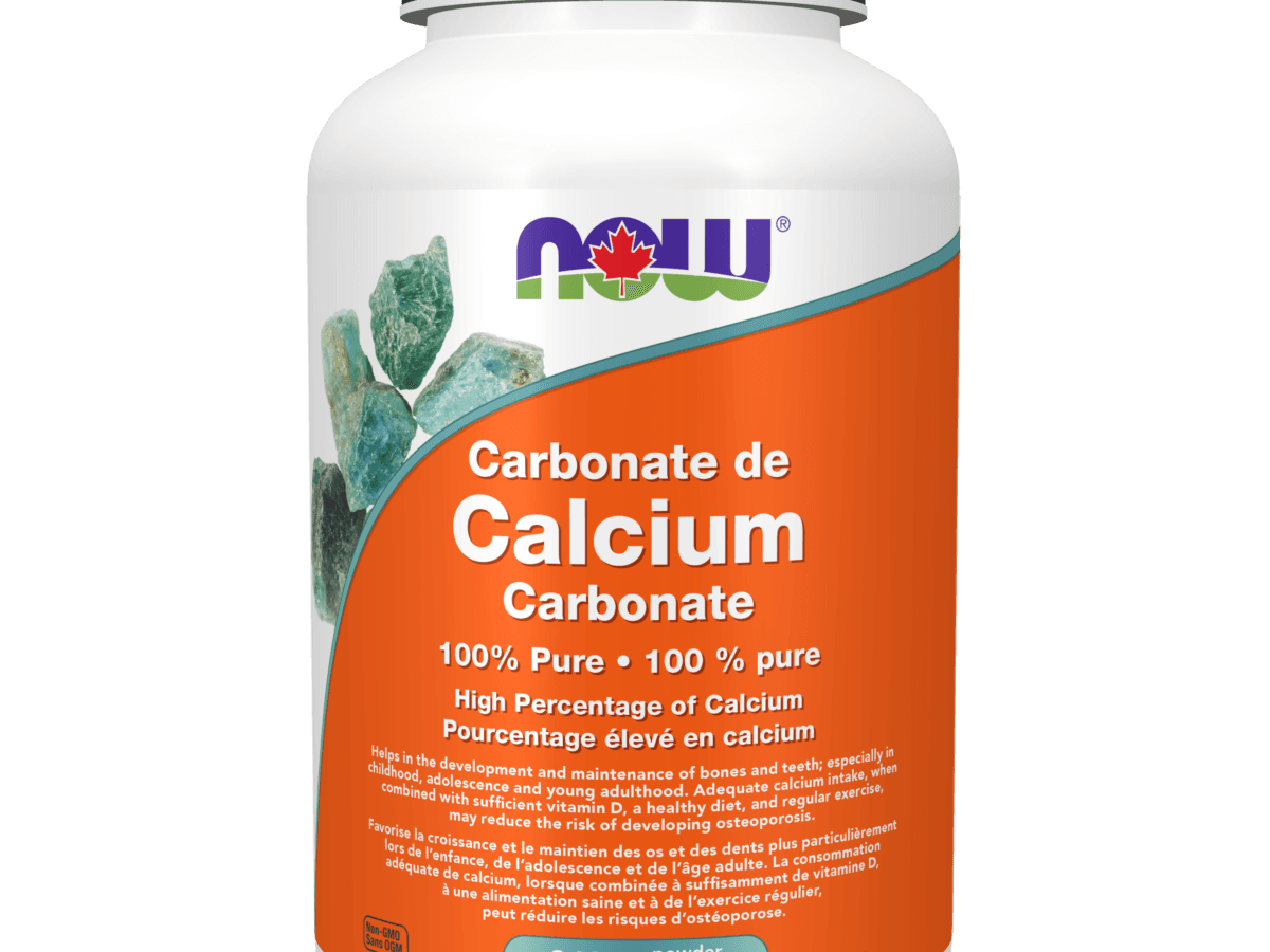 NOW Foods Calcium Carbonate 1300mg Powder