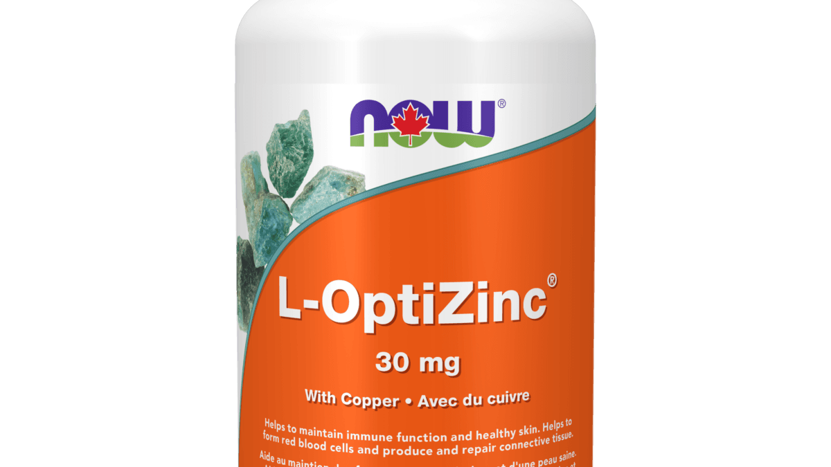 NOW Foods L-OptiZinc 120 capsules Dietary Supplement