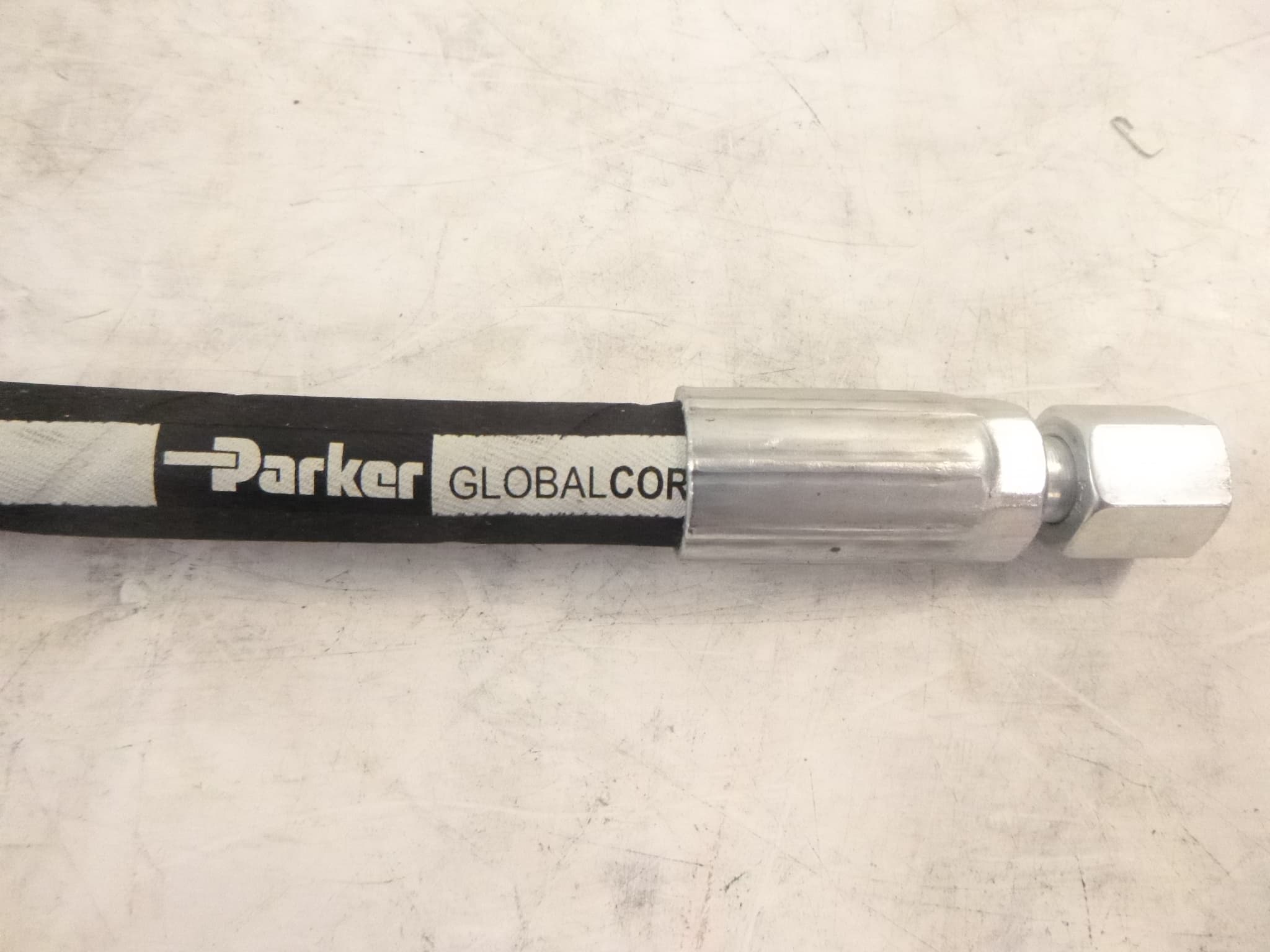 Parker Globalcore 17-1/2" Hydraulic Hose 1/2" ID 387ST-12 3000psi 21MPa ...