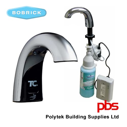 BOBRICK B8263 Automatic Soap Dispenser, Foam - Polytek Building Supplies