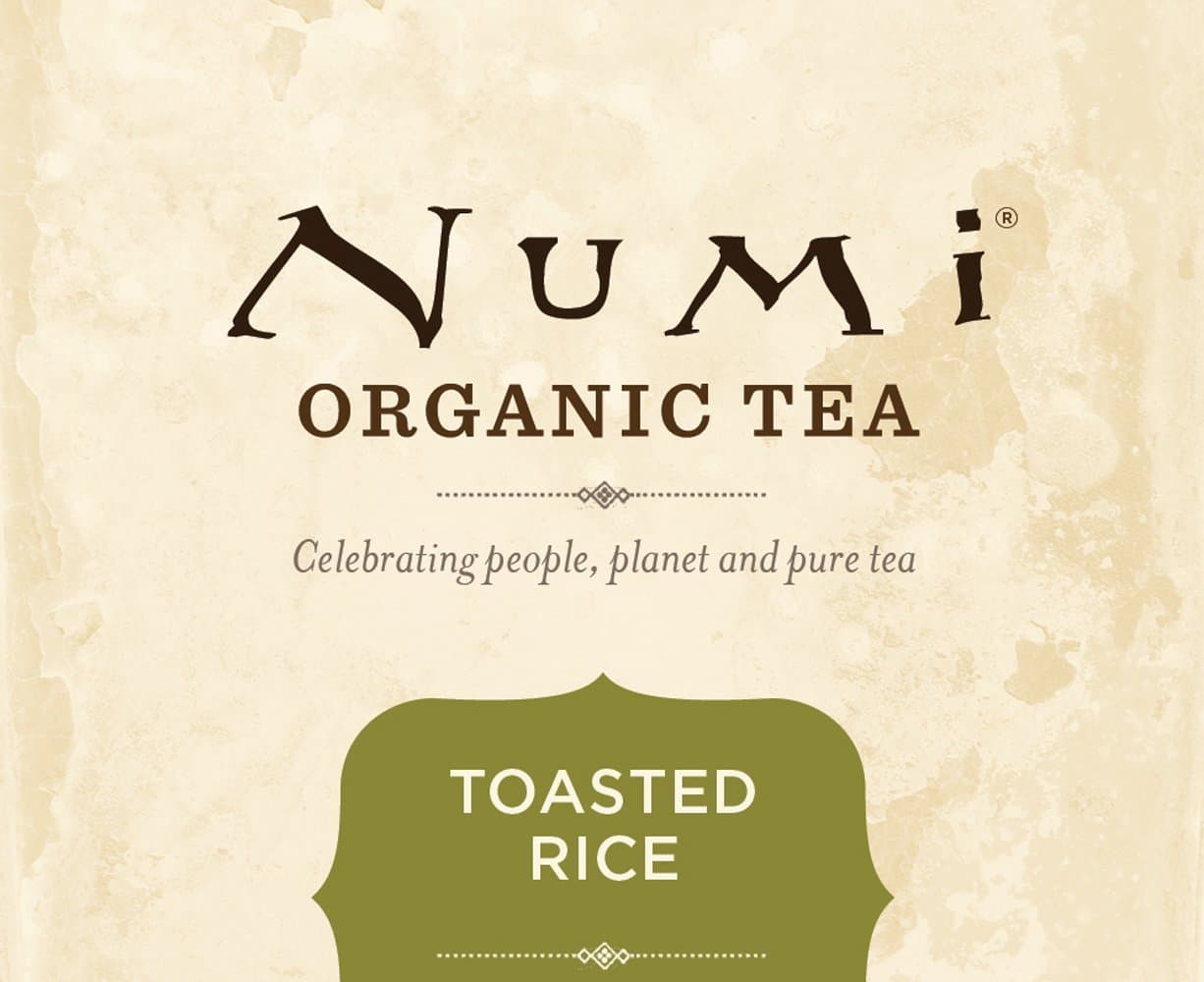 Numi Organic Tea Toasted Rice, Full Leaf Sencha Green Tea, 18-Count non ...