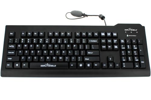 Seal Shield Silver Seal Glow Medical Grade 104 key Keyboard for ...