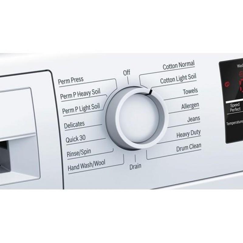 Bosch 300 Series WAT28400UC 24 In. 2.2 cu. ft. Front Load Washer in White