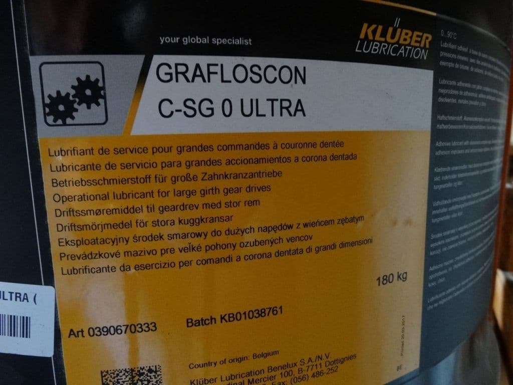 GRASA GRAFLOSCON CSG 0 ULTRA (180 KG) - Prioriza Mantenimiento Industrial
