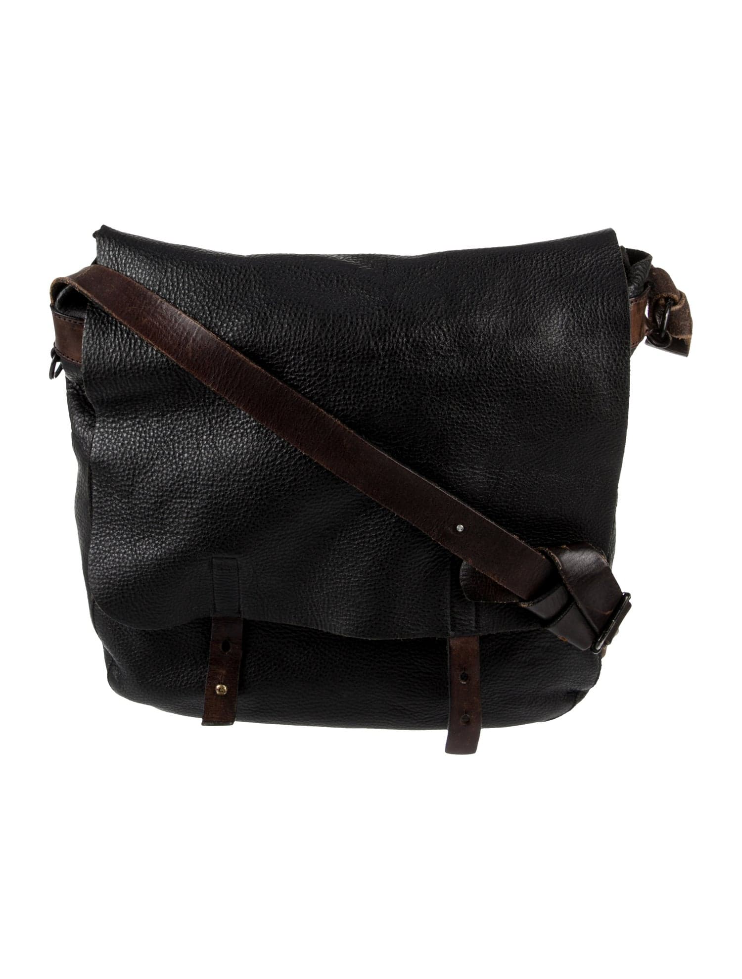 Rudsak Leather Messenger Bag - Black Messenger Bags, Bags - WRDSS20613 ...