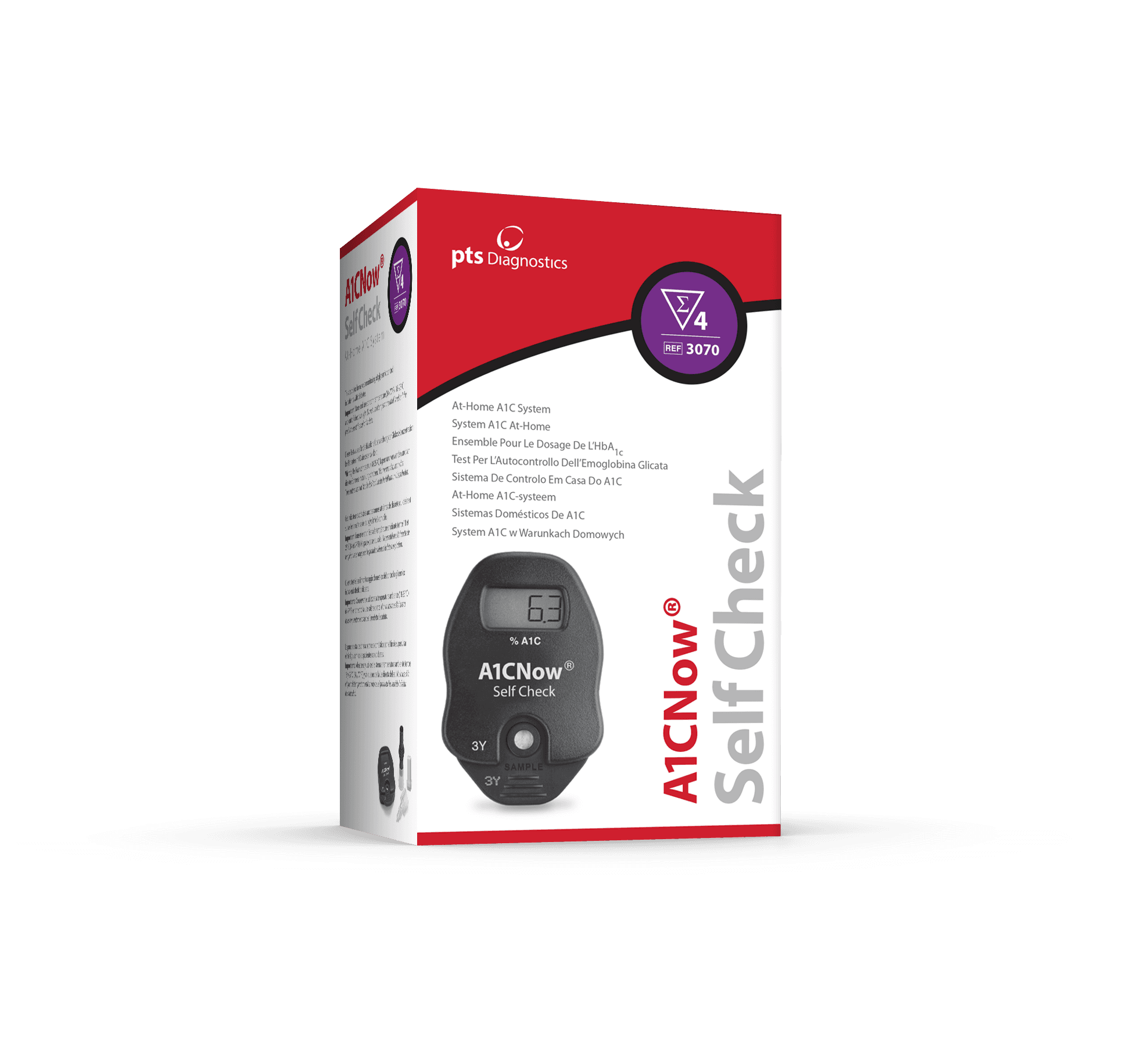 PTS Diagnostics A1CNow Self Check (2-test kit)