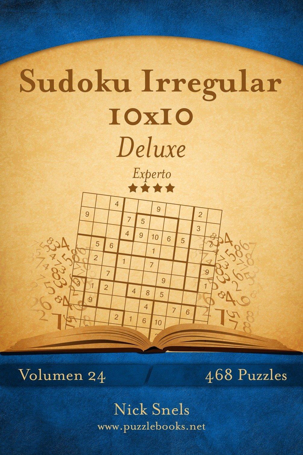 Sudoku Irregular 10x10 Deluxe - Experto - Volumen 24 - 468 Puzzles