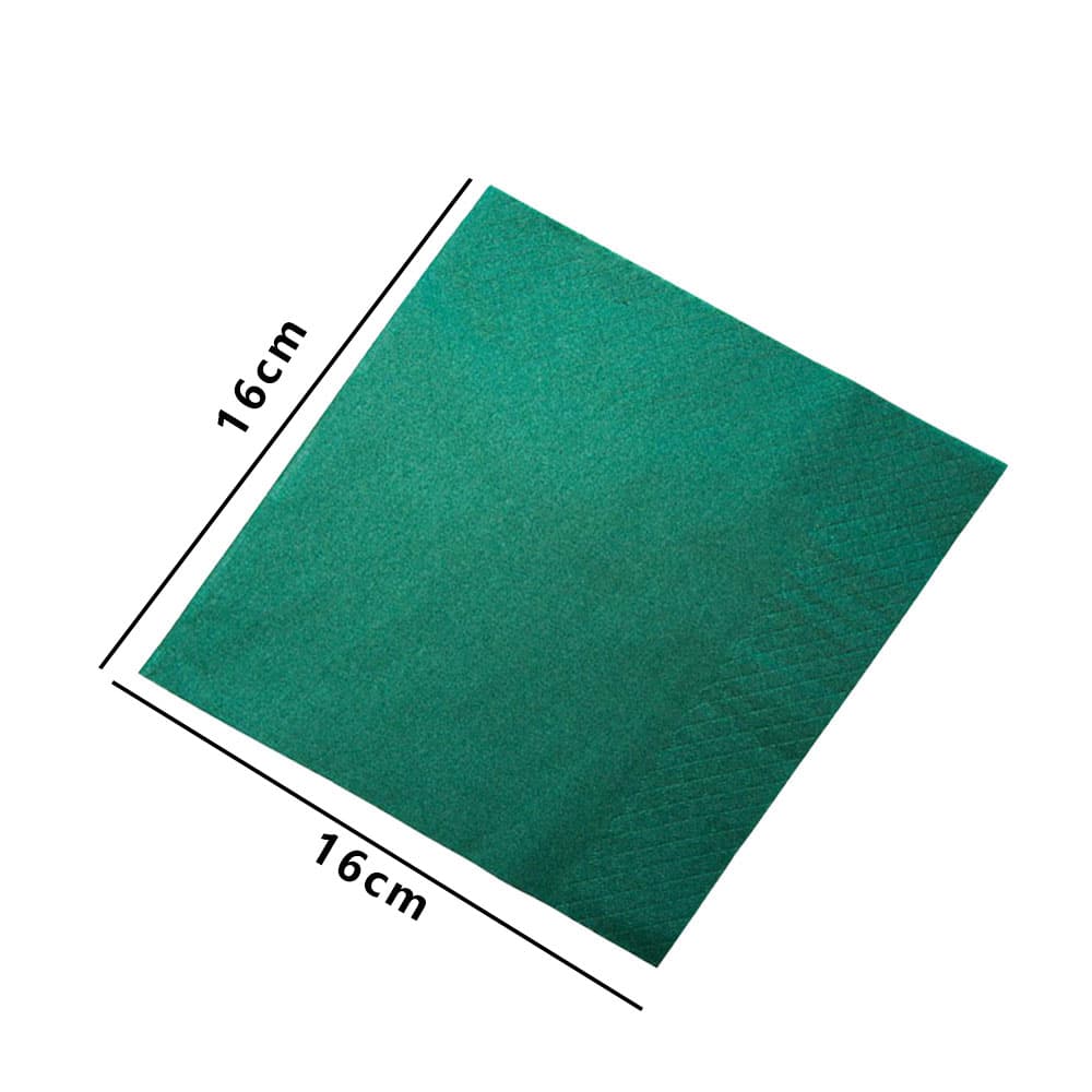 QT 2 PLY LUNCHEON DARK GREEN NAPKIN (2000PCS/CTN)