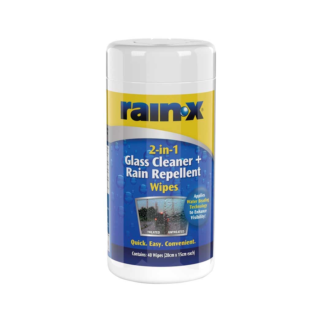 2-in-1 Glass Cleaner & Rain Repellent Wipes | Rain-X