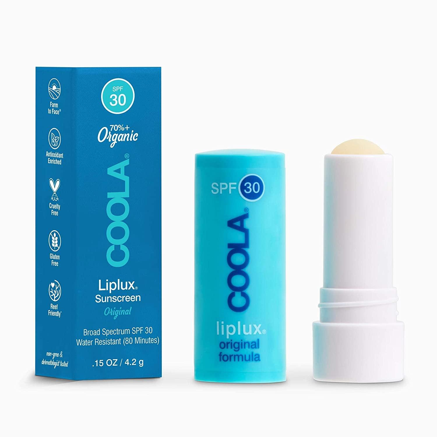 Coola Classic Liplux Organic Lip Balm SPF 30, Original | Optum Store ...