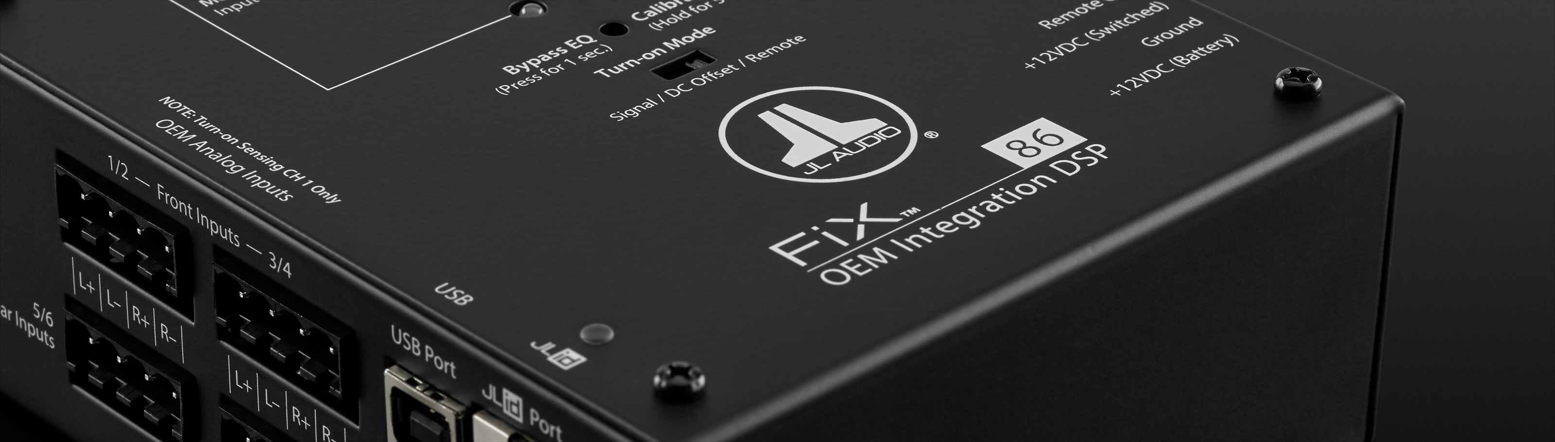 JL Audio FiX-86, integrerings-DSP med analoga utgångar | CDbilradio.se