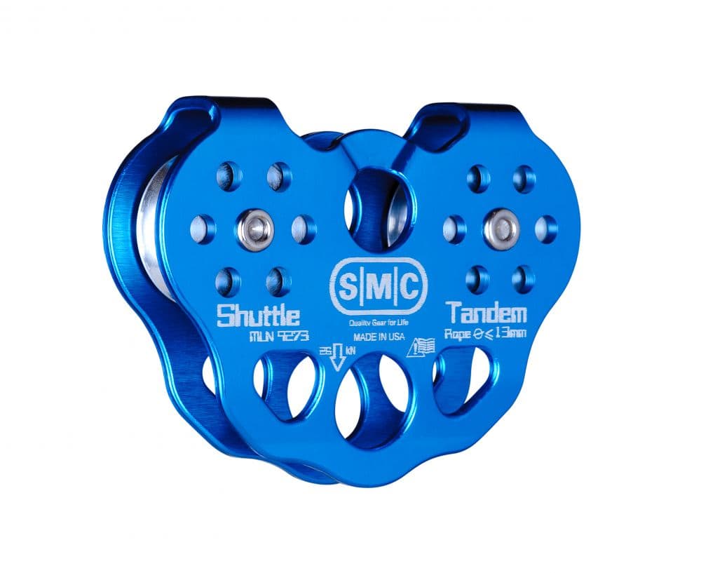 SMC 'Shuttle Tandem Pulley' (Blue) - Rescue Canada