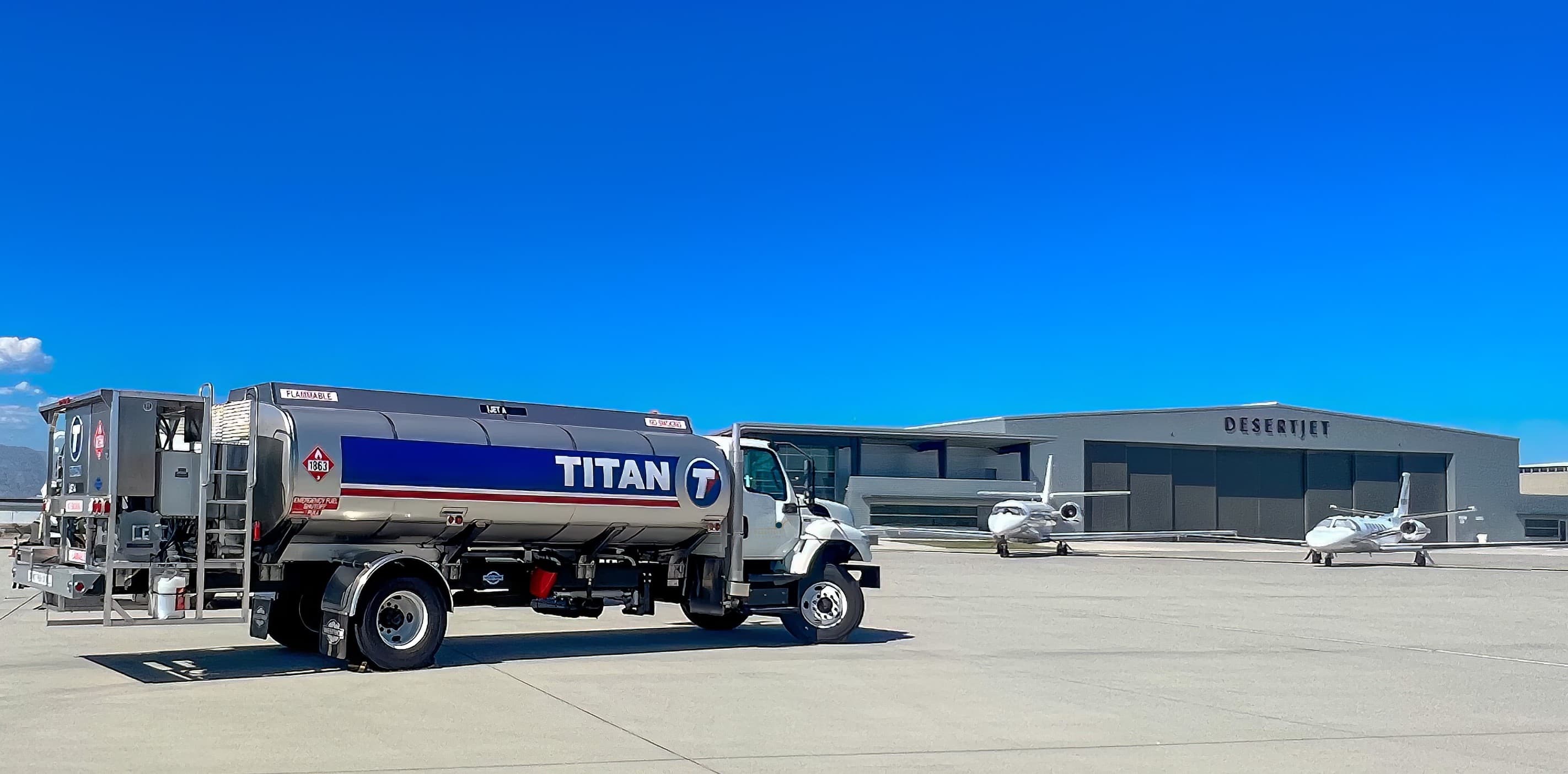 CAA preferred FBO Desert Jet Center partners with TITAN Aviation Fuels ...