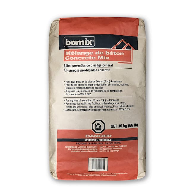 Bomix 1004S30 30kg All-Purpose Pre-Blended Concrete Cement Mix ...