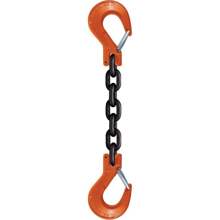 CM 3/8″ x 9′ Type SSS 1-Leg Grade 100 Chain Sling (Sling Hook Both Ends ...