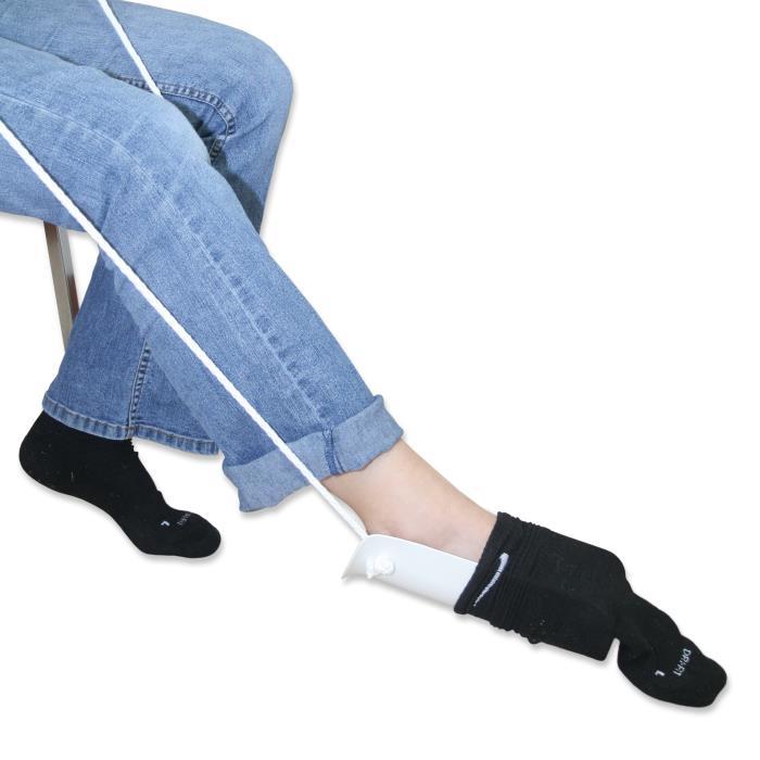 Sock Aid With Single Cord & Foam Handles at Ritewaymed.com